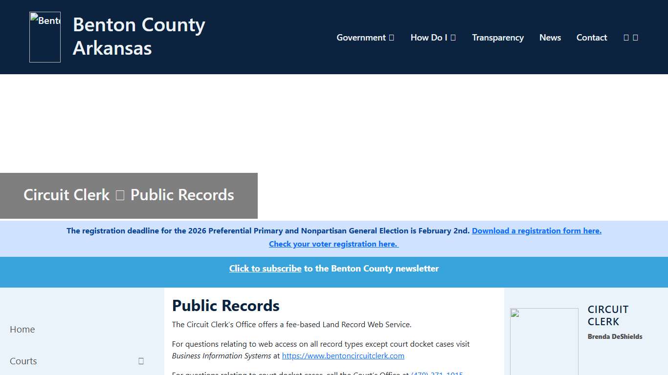 Public Records - Circuit Clerk