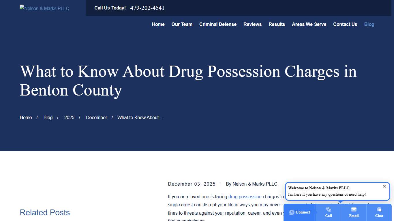 What to Know About Drug Possession Charges in Benton County Nelson & Marks PLLC