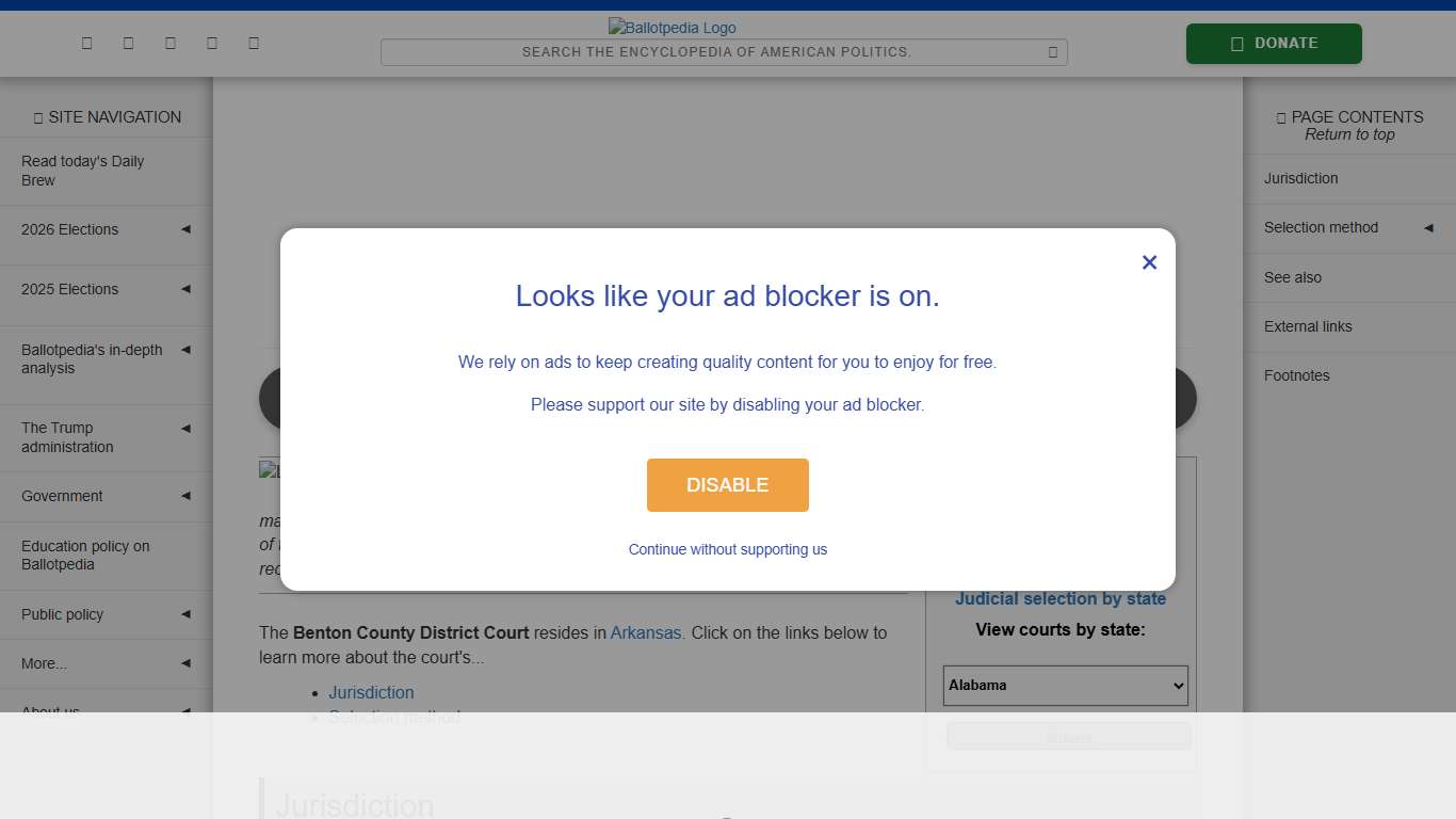 Benton County District Court, Arkansas - Ballotpedia